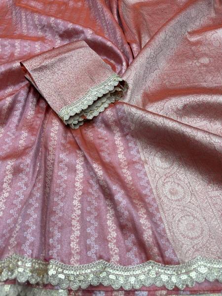 Akshara banarasi multi tissue silk saree factory direct wholesale clothing india